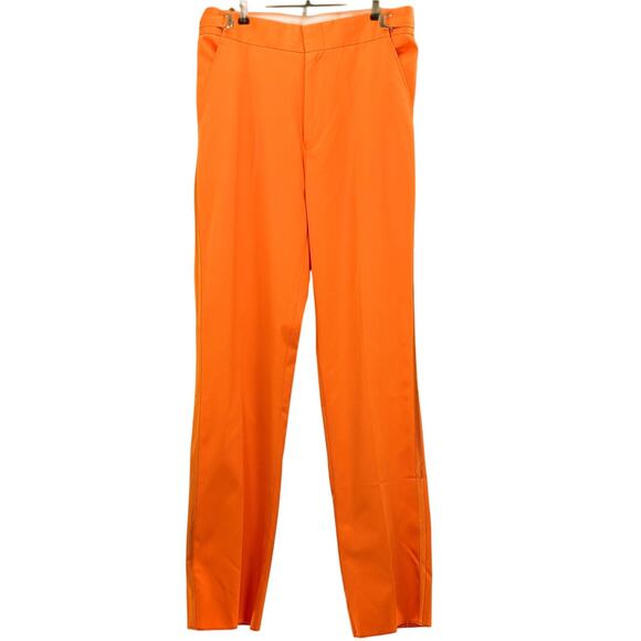 Bright Orange 5-Piece Tuxedo Suit Medium | Statement Dopamine Prom Wedding Party - Picture 8 of 16